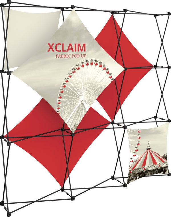Xclaim 7½' Full Height Fabric Popup Display, Kit 2