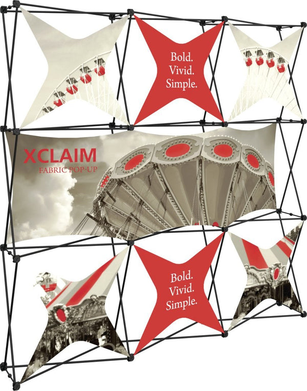 Xclaim 7½' Full Height Fabric Popup Display, Kit 6