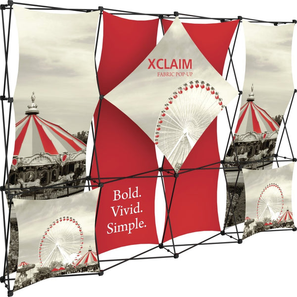 Xclaim 10' Full Height Fabric Popup Display, Kit 1