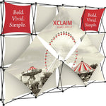 Xclaim 10' Full Height Fabric Popup Display, Kit 5, photo 1